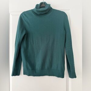 Joe Fresh Women's Deep Green Turtleneck Sweater